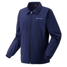 Yonex Training Jacket Warm-Up Suit Jacket with Collar Club Team 2025 Navy Blue Ladies