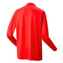 Yonex Tennis Long Sleeve Shirt 1/2 Zip Club Team Red Men