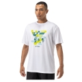 Yonex Sport T-shirt Graphic Practice YM0043 (100% Polyester) 2025 white men's