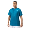 Yonex Training T-shirt Practice Small Logo YM0045 (100% Polyester) 2024 blue-green Men