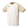 Yonex Sport T-shirt Crew Neck Club Team YM0050 (100% Polyester) 2025 beige Men's