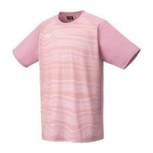 Yonex Sport T-shirt Crew Neck Club Team YM0050 (100% Polyester) 2025 smoke pink Men's