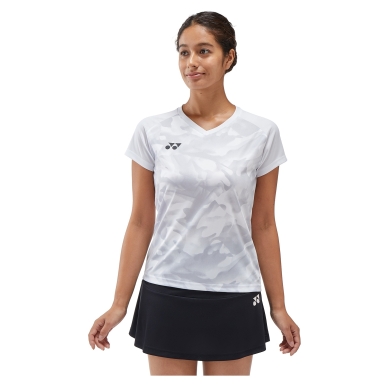 Yonex Sport T-shirt Crew Neck Club Team YW0033 (100% Polyester) 2025 white Ladies