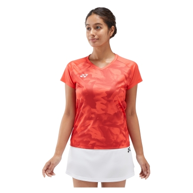 Yonex Sport T-shirt Crew Neck Club Team YW0033 (100% Polyester) 2025 red Ladies