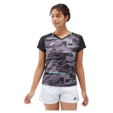 Yonex Sport Shirt Crew Neck Club Team YW0034 (100% Polyester) black ladies