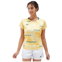 Yonex Sport Shirt Crew Neck Club Team YW0034 (100% Polyester) yellow Ladies