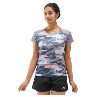 Yonex Sports Shirt Crew Neck Club Team YW0034 (100% Polyester) grey Ladies