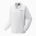 Yonex Training Jacket Warm-Up Suit Jacket with Collar Club Team 2025 White Ladies