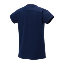 Yonex Sports T-shirt Crew Neck Club Team YM0050 (100% Polyester) 2025 navy blue Ladies