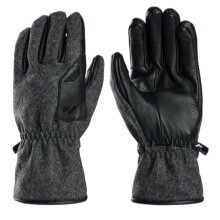 Zanier Gloves Austrian Loden Glove (Merino wool, touchscreen-friendly) anthracite grey - 1 pair