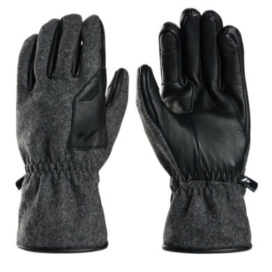 Zanier Gloves Austrian Loden Glove (Merino wool, touchscreen-friendly) anthracite grey - 1 pair