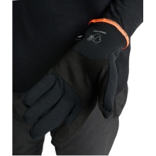 Zanier Softshell Gloves Similaun (maximum freedom of movement) black/orange - 1 pair
