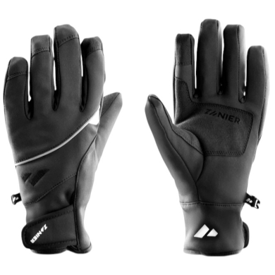 Zanier Softshell Gloves Tour Windstopper (windproof) black - 1 pair