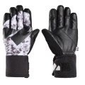 Zanier Winter Gloves Shredder.STX (optimal wearing comfort) black/white/brown Children