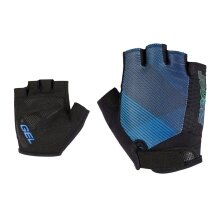 Ziener Bicycle Glove Chadi-Z (Gel Padding, Easy Pull-Off) black/blue Children