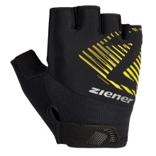 Ziener Bicycle Gloves Curdt-Z (Gel Padding) black/yellow