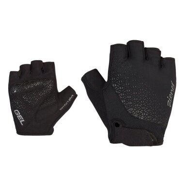 Ziener Bicycle Gloves Cadja-Z (Gel Padding, Designed for Women) Black