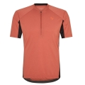 Ziener Bike Shirt Nadex (Front Zipper, Mesh Inserts, Quick-drying) orange Men