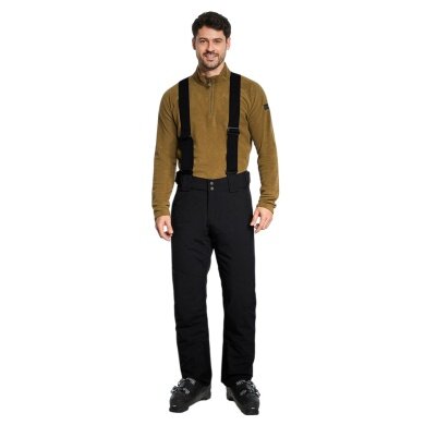 Ziener Winter Ski Trousers Tazlin-Z (waterproof, windproof, snow gaiters) long 2025 black men's