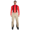 Ziener Winter Ski Trousers Tazlin-Z (waterproof, windproof, snow gaiters) long 2025 sand brown men's