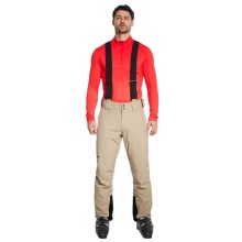 Ziener Winter Ski Trousers Tazlin-Z (waterproof, windproof, snow gaiters) long 2025 sand brown men's