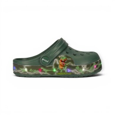 Zigzag Sandal Closed Kids dark green toddlers