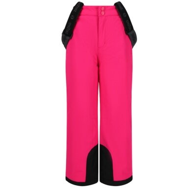 Zigzag Winter Ski Trousers ProvoW-PRO 10,000 (waterproof, breathable, snow gaiter) pink children