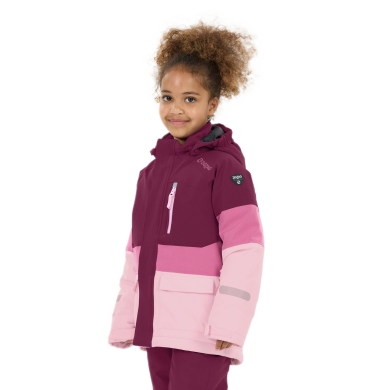 Zigzag Winter Ski Jacket Taylora W-PRO 15,000 (4-way stretch, waterproof, windproof) pink/purple children