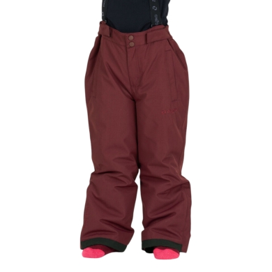 Zigzag Winter Ski Trousers Soho W-PRO 10,000 (waterproof, breathable, windproof) burgundy children