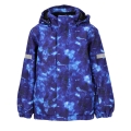Zigzag Winter Ski Jacket Funzone Printed Ski Jacket W-PRO 10000 (waterproof, windproof) blue/multicoloured children