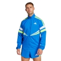 adidas running training jacket Adizero Retro blue men's