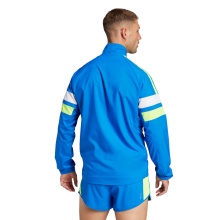 adidas running training jacket Adizero Retro blue men's