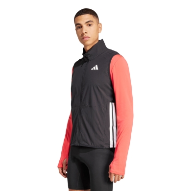adidas running training vest Adizero WIND.RDY black men's
