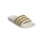 adidas swimming shoes Adilette Aqua 3-stripes (Cloudfoam footbed, moulded EVA strap) beige/gold - 1 pair