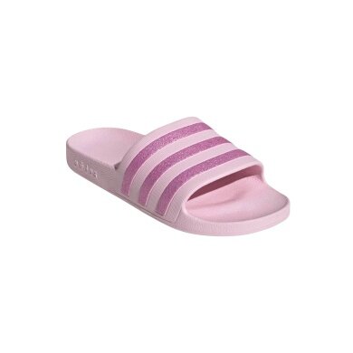 adidas swimming shoes Adilette Aqua 3-Stripes (Cloudfoam footbed, contoured EVA strap) pink/purple - 1 pair