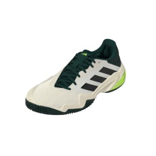 adidas Tennis Shoes Barricade 13 Allcourt/Stability 2025 white/green/lime yellow men's