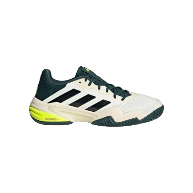 adidas Tennis Shoes Barricade 13 Allcourt/Stability 2025 white/green/lime yellow men's