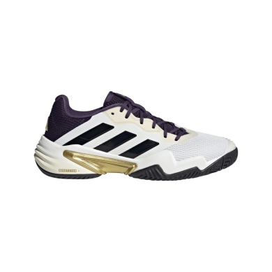 adidas Tennis Shoes Barricade 13 NM Allcourt/Stability 2025 white/black/purple Men's