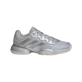 adidas tennis shoes Barricade Allcourt 2025 silver grey children