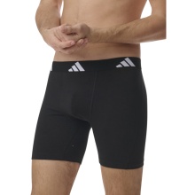 adidas underwear boxershorts briefs active flex cotton black men's - 3 pieces