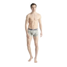 adidas underwear boxershorts trunk active flex cotton black/beige/green men's - 3 pieces