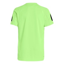 adidas Tennis T-shirt Club 3 Stripes 2025 lime green boys