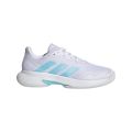 adidas CourtJam Control Indoor/Carpet Tennis Shoes white ladies