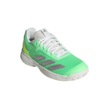 adidas Courtflash Allcourt 2025 tennis shoes lime green children