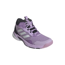 adidas Indoor Court Shoes CrazyFlight 6 Mid plum violet/white/black ladies