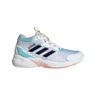 adidas Indoor Court Shoes CrazyFlight 6 Mid white/blue Ladies