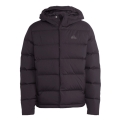 adidas Helionic Hooded Winter Down Jacket (wind and water-repellent) black men's