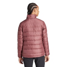 adidas Terrex Multi Light Down Jacket burgundy red ladies