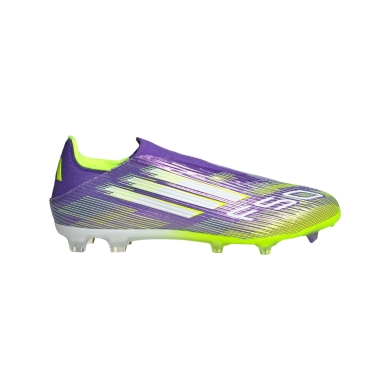 adidas Football Boots F50 League LL FG/MG (Artificial Turf, for Firm Ground) purple/lime Men's
