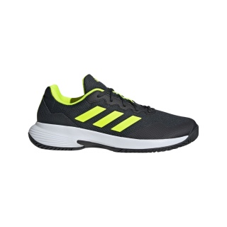 adidas Tennis Shoes GameCourt 2 Allcourt carbon grey/lime Men's